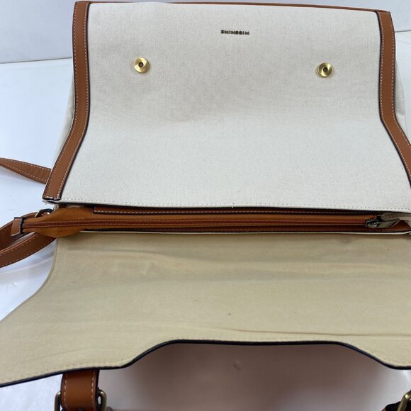 Missine Womens Professional Canvas Laptop Messenger Tote Work Travel Bag - Picture 8 of 8